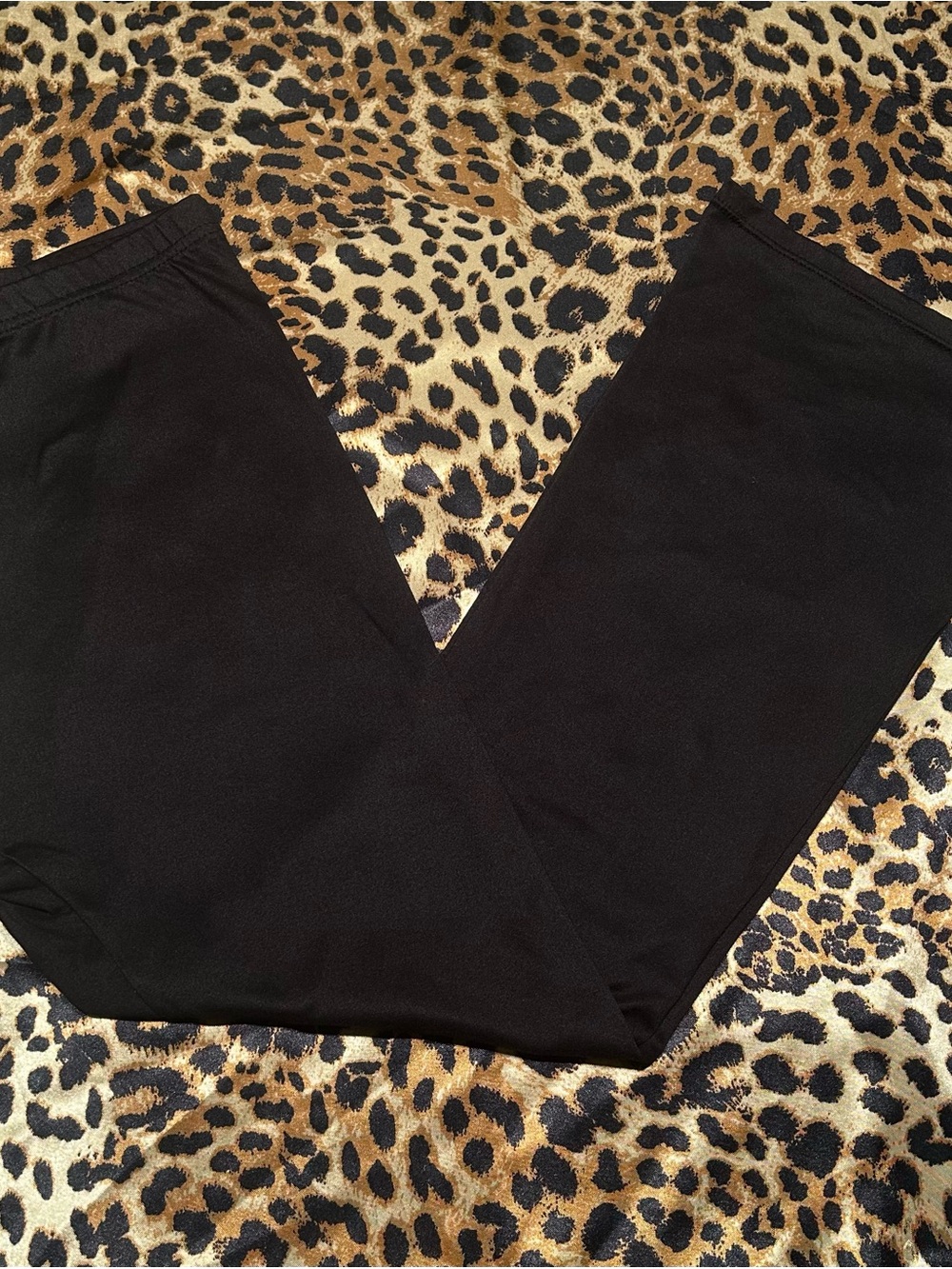 Ebb & Flow Women's Black Flared Leggings
